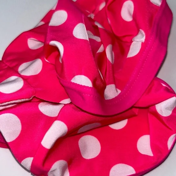 HIPHUGGER Seamless Stretchy Slinky Microfiber Pink Polka Dot Low Rise Bikini NEW - Picture 14 of 15